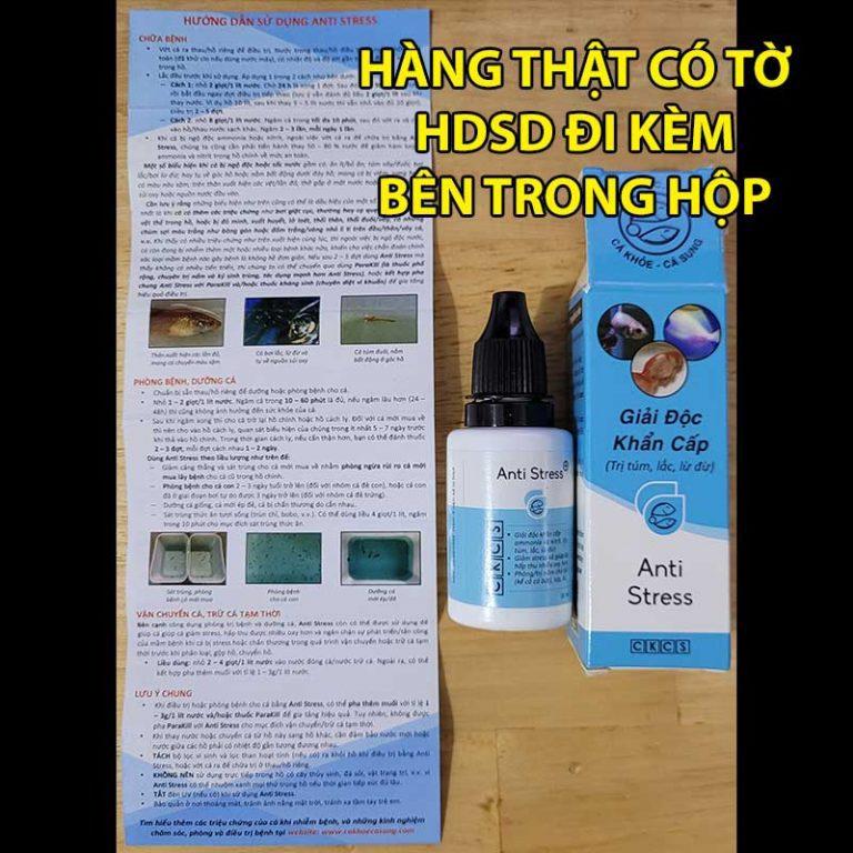 Combo Anti Stress - ParaKill - Toptop- Dưỡng cá -shopleo