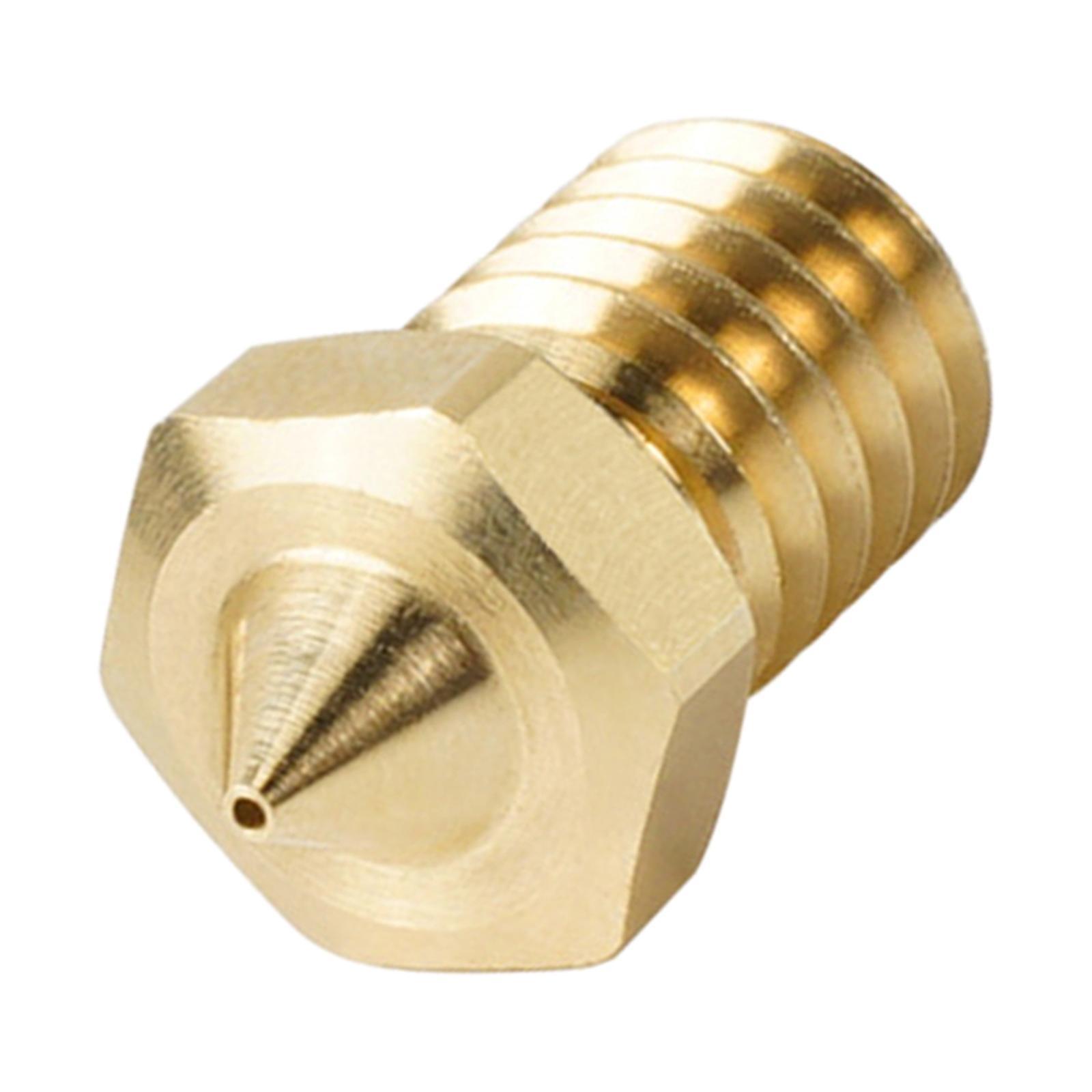 Solid High Speed Nozzle Easy to Use High Temperature Brass for Filament
