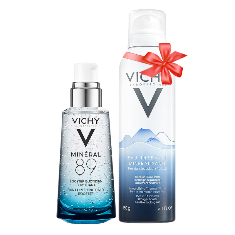 VICHY TINH CHẤT KHOÁNG CÔ ĐẶC VICHY MINERAL 89 50ML TẶNG XỊT KHOÁNG THERMAL 150ML