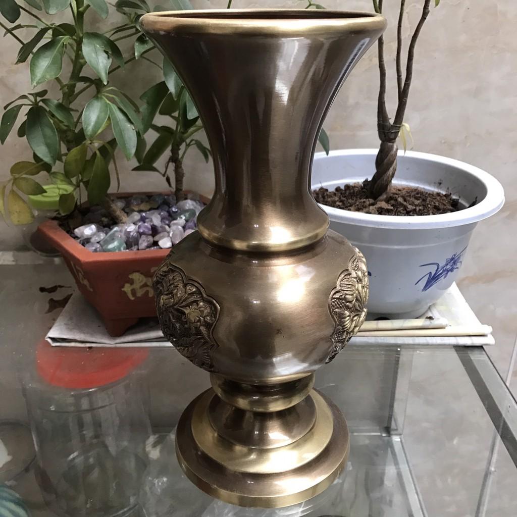 Bình hoa ban thờ bằng đồng cao cấp MS30