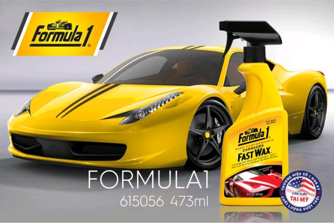 Chai Xịt Đánh Bóng Và Bảo Vệ Sơn Xe Ô Tô FORMULA1 - Chất Dưỡng Bóng Xe Cao Cấp