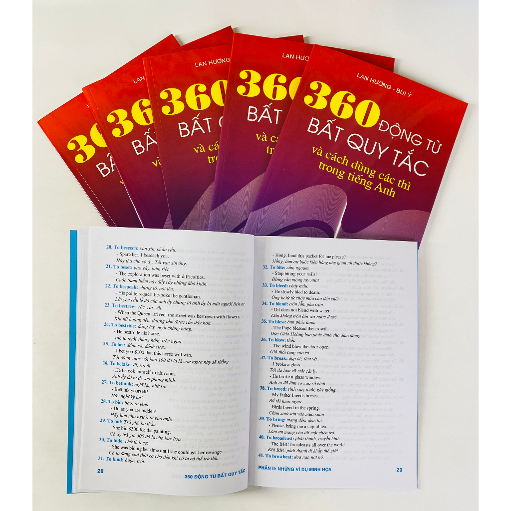 Sách - 360 Động từ bất quy tắc và cách dùng các thì trong tiếng Anh - ndbooks