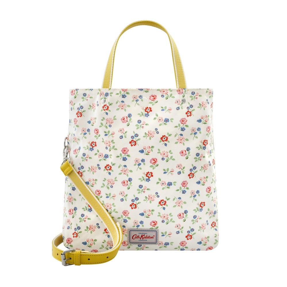 Cath Kidston - Túi đeo chéo hai mặt Reversible CrossBody Small Painted Fruit - 1001952 - Warm Cream