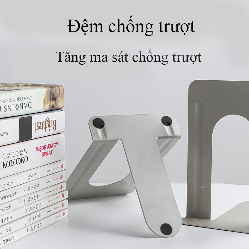 Giá Để Sách Bàn Làm Việc Thiết Kế Nhỏ Gọn Thông Minh - Có Đế Silicon Chống Trượt