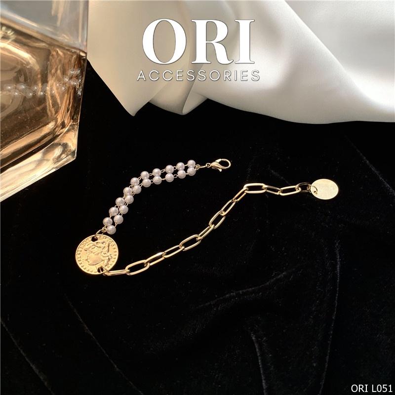 Lắc tay nữ Anselm thời trang cá tính ORI ACCESSORIES L051