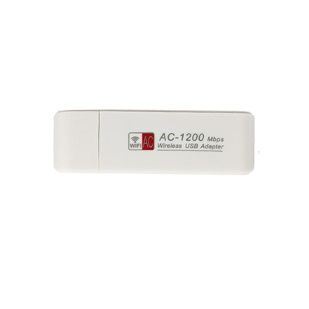 Băng tần kép USB3.0 2.4GHz / 5GHz Bộ điều hợp mạng không dây điều hợp mạng không dây WiFi Dongle với CD Tương thích với MAC AC1200M