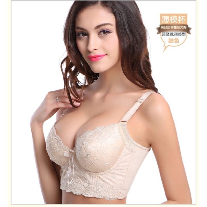 Áo ngực bản to che mỡ lưng đệm mỏng có gọng nâng đỡ bầu ngực, tạo khe tự nhiên, Áo lót nữ định hình HÀNG CAO CẤP