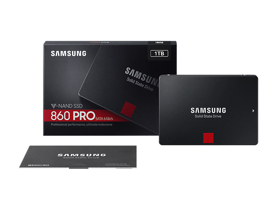 Ổ Cứng SSD Samsung 860 Pro 1TB Sata III 2.5 inch MZ-76P1T0BW - Hàng Chính Hãng
