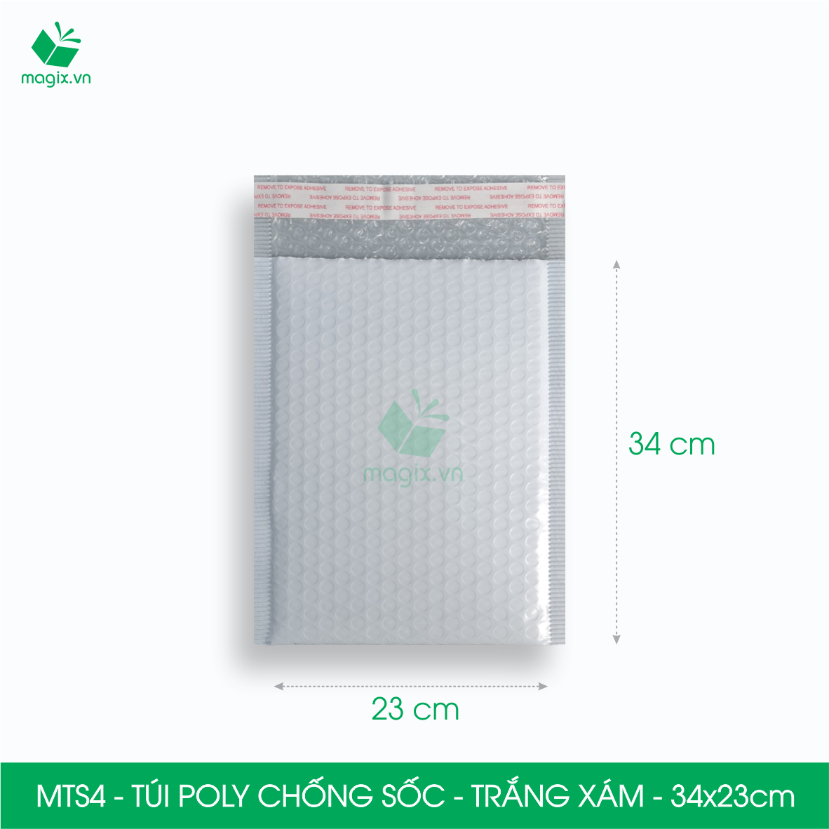 MTS4 MTS4H - 34x23cm - COMBO 25 TÚI GÓI HÀNG CHỐNG SỐC BỌC BÓNG KHÍ - NHIỀU MÀU