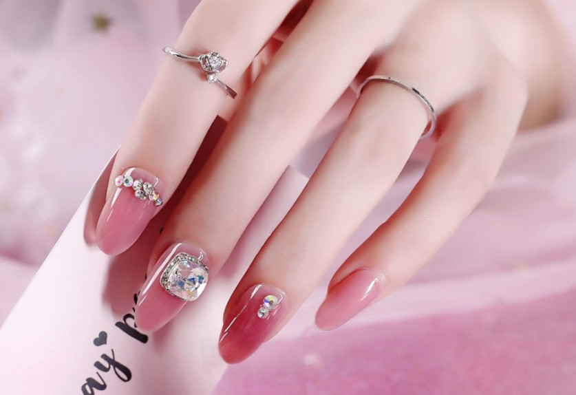 Bộ 24 móng tay giả nail thời trang (như hình-M277)