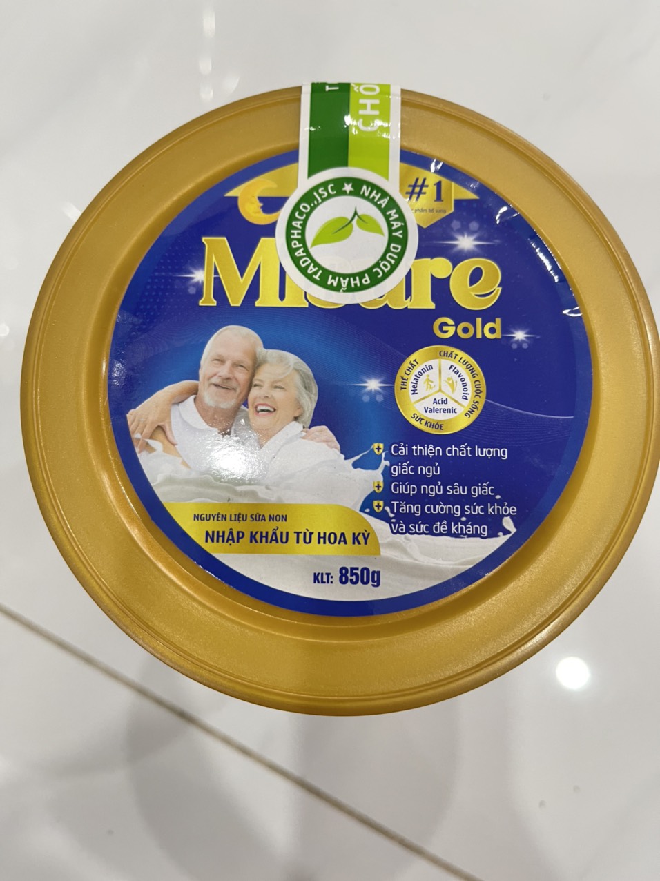 Sữa Ngủ Ngon MISURE Hộp Ban Đêm (450G) - Hỗ Trợ Cải Thiện Giấc Ngủ,Bổ Sung Dinh Dưỡng