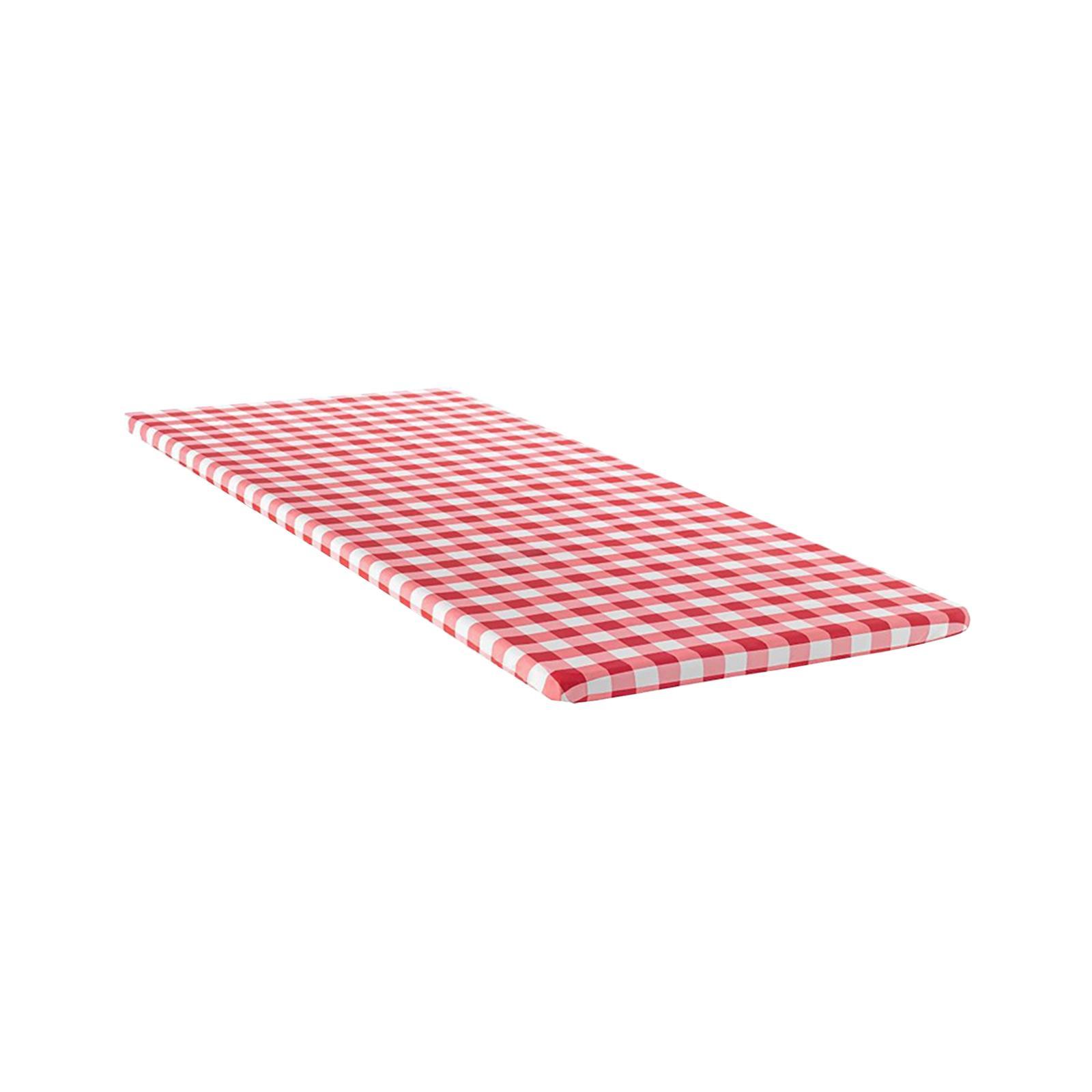 Fitted Tablecloth Rectangle Wipeable for Picnic Patio Home Indoor Outdoor
