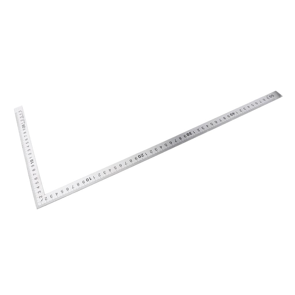 L-Square Stainless Steel Measure Ruler Engineer Carpenter Woodwork Tool