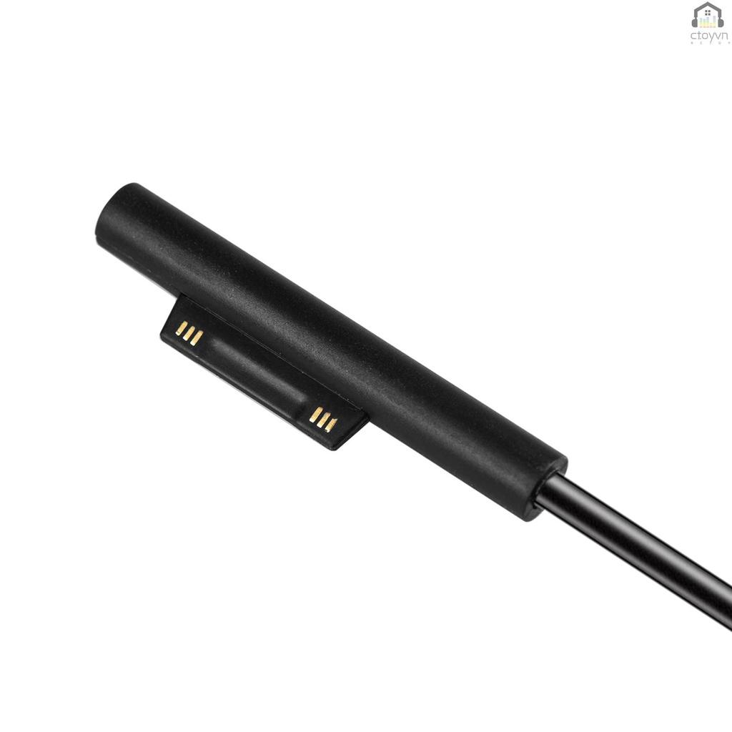 Bộ chuyển đổi sạc USB Type C PD 15V cho Microsoft Surface Pro 7/6/5/4/3/GO/BOOK Laptop 1/2