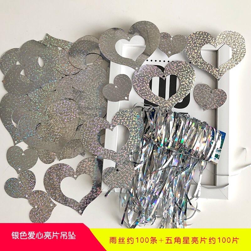 SET DÂY VÀ TIM TRANG TRÍ BUỘC ĐUÔI BÓNG