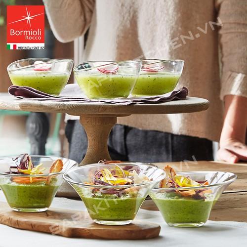 Chén kem thủy tinh Aria alfa 25cl - màu trắng