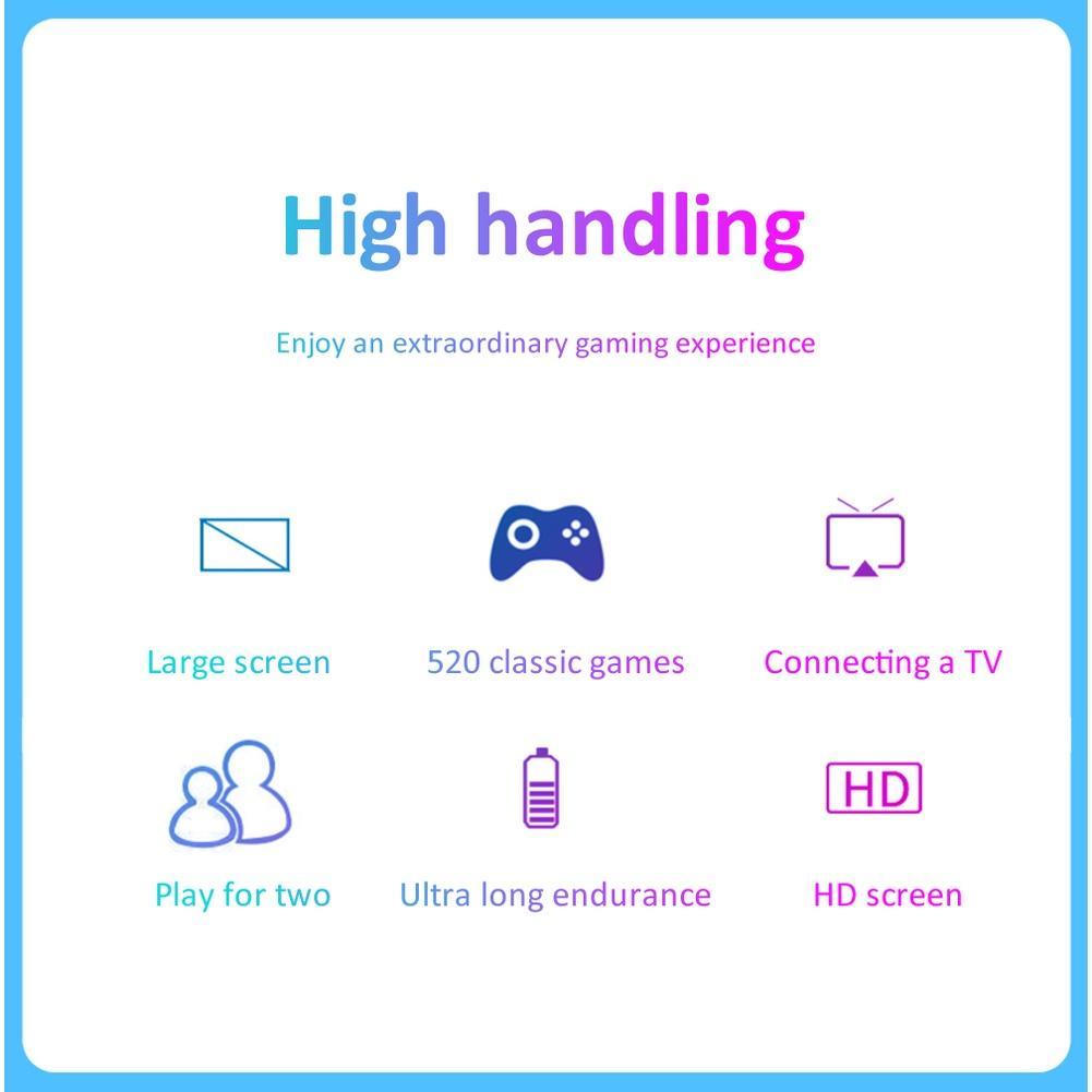 Máy Chơi game Cầm Tay S5 Tích Hợp 520 Trò Chơi Cho Bé