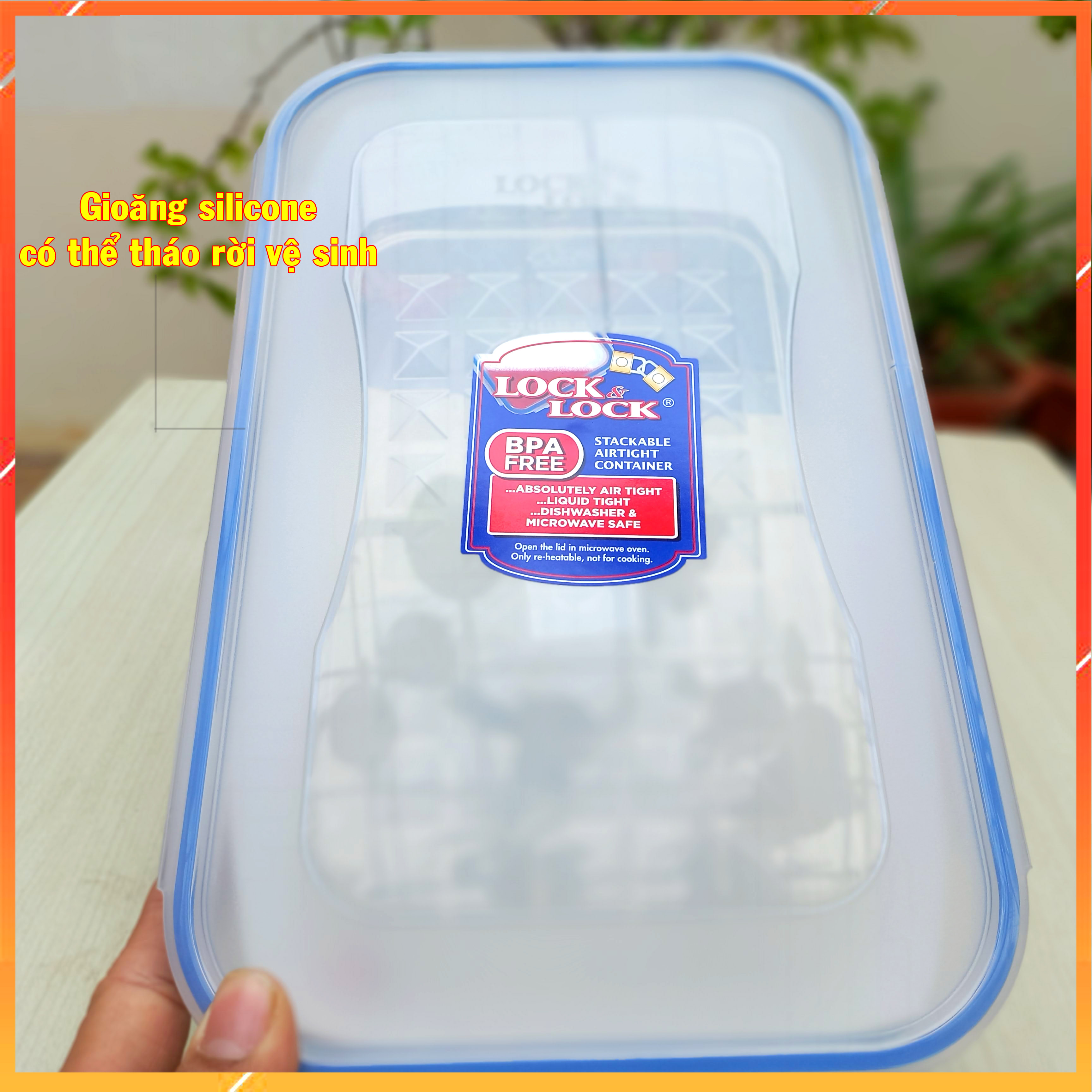Hộp nhựa đựng thực phẩm LOCK&LOCK chính hãng HPL350 2400ml