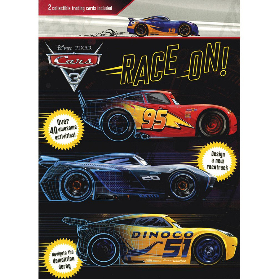 Disney Pixar Cars 3 Race On! : 2 Collectible Trading Cards Included