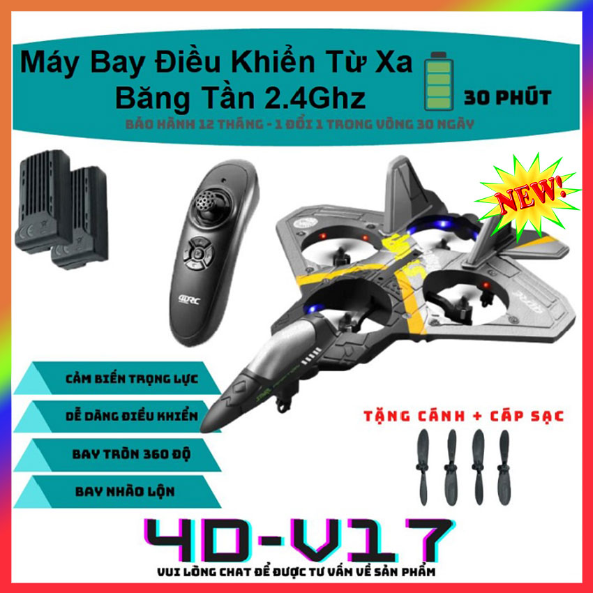 Hình ảnh Pin Máy bay điều khiển từ xa V17, pin Phi Cơ Chiến Đấu V17 2.4G