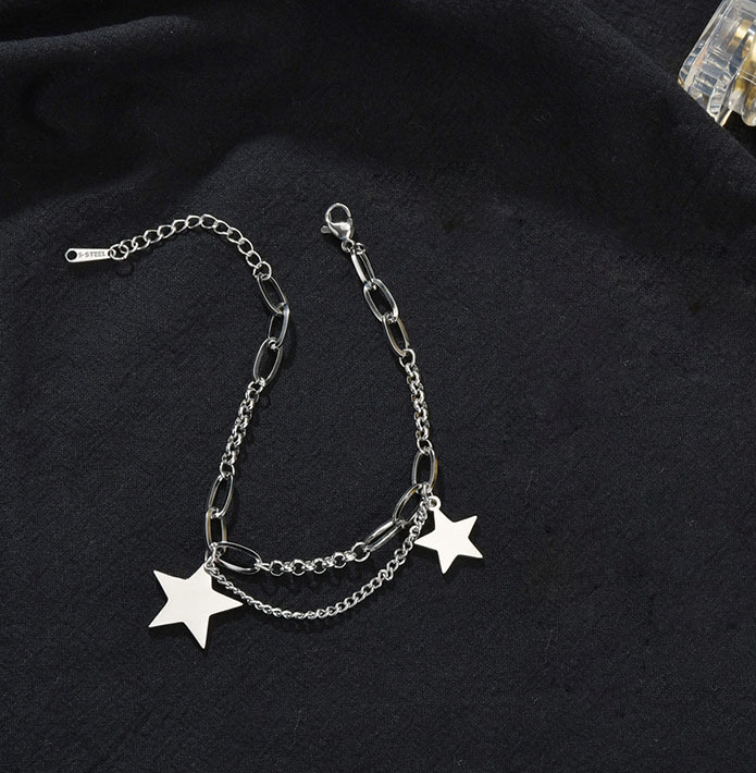 Vòng tay lắc tay mix sao unisex