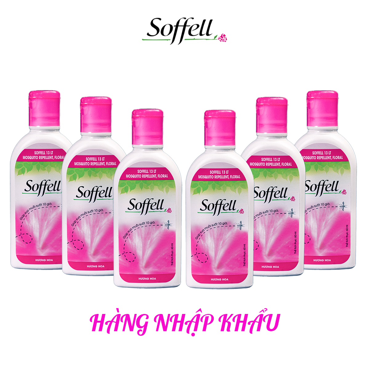 [COMBO 6] KEM XUA MUỖI SOFFELL - 60ML