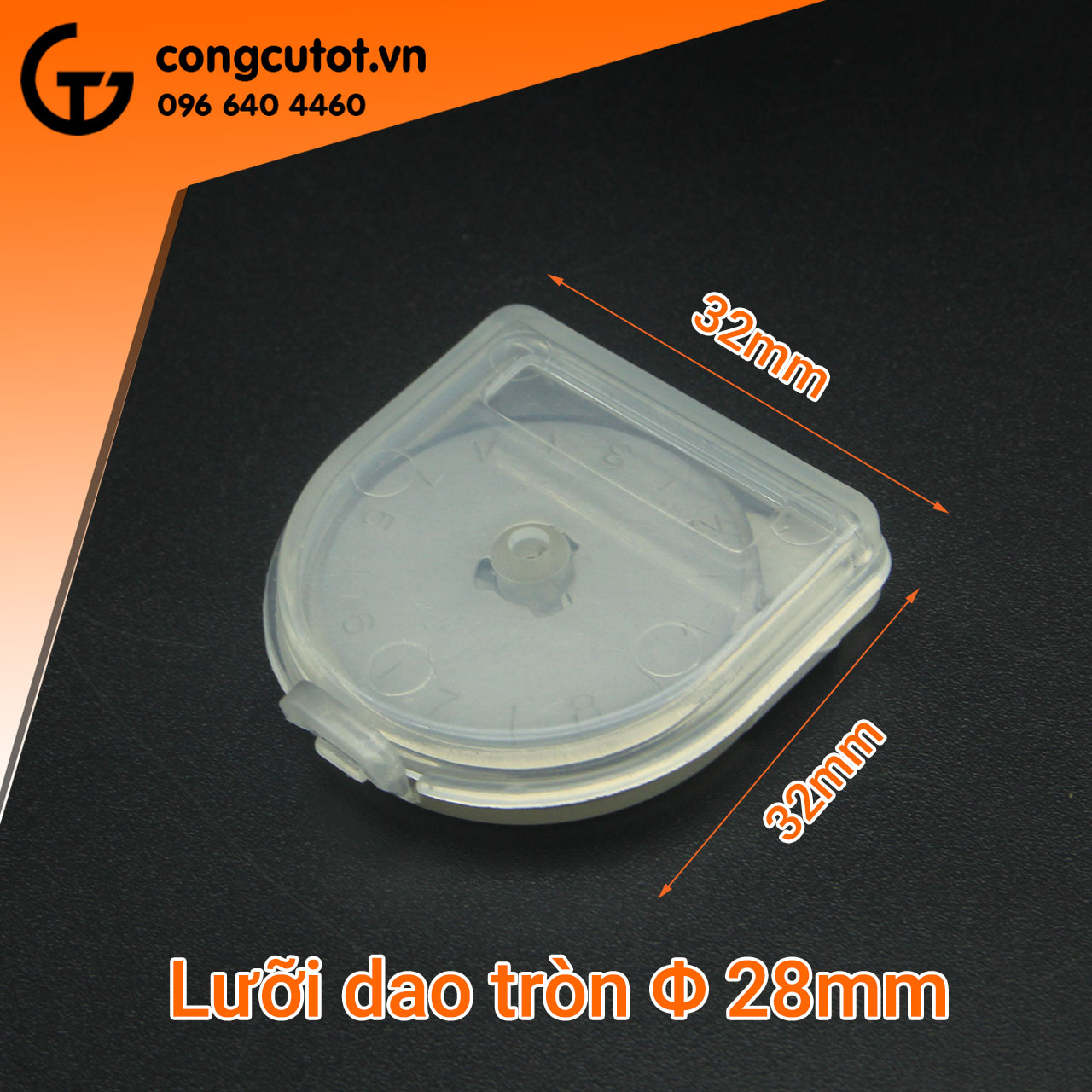 Lưỡi dao cắt da phi 28mm