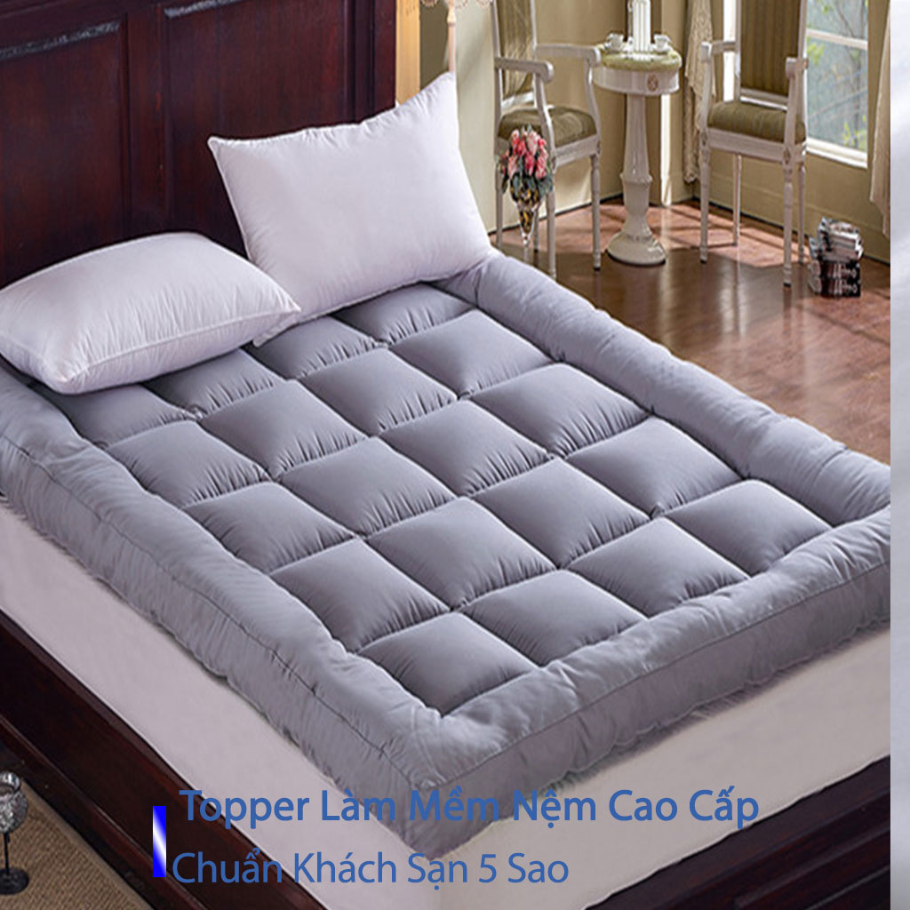 Topper Nệm Dày 9cm 5cm Cao Cấp Chuẩn Khách Sạn 5 Sao Tấm Làm Mềm Nệm Topper Toper Nệm Đệm Tấm Bảo Vệ Nệm Miếng Lót Nệm Topper Trải Giường Tấm Đệm Toper - Hệ Thống Nệm