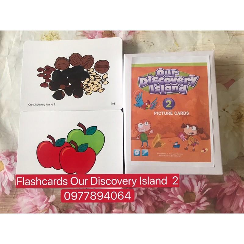 Flashcards Thẻ Tiếng Anh Our Discovery Island 2