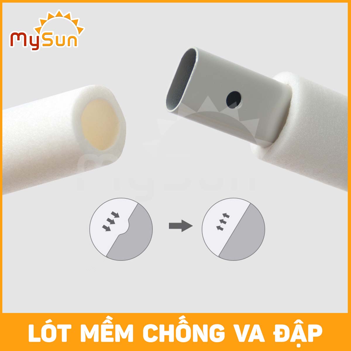 Thanh chắn giường dạng trượt cho bé MySun an toàn 1m2 1m5 1m8 1m9 2m 2m2