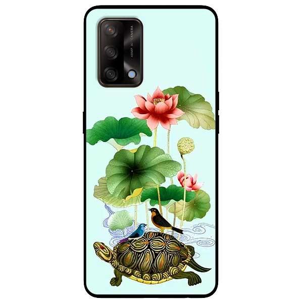 Ốp lưng dành cho Oppo A54 - A74 - A94 - mẫu Sen Và Rùa