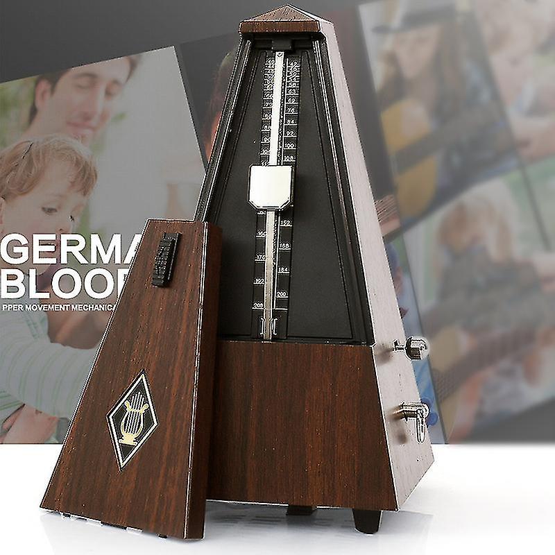 Phong cách kim tự tháp Vintage Phong cách Metronome Bell Ring Run Rhythm cơ học cho đàn guitar piano violin