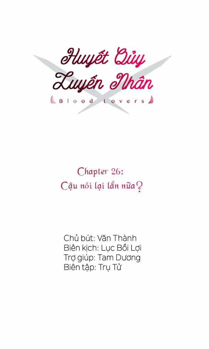 huyết quỷ luyến nhân chapter 26 2