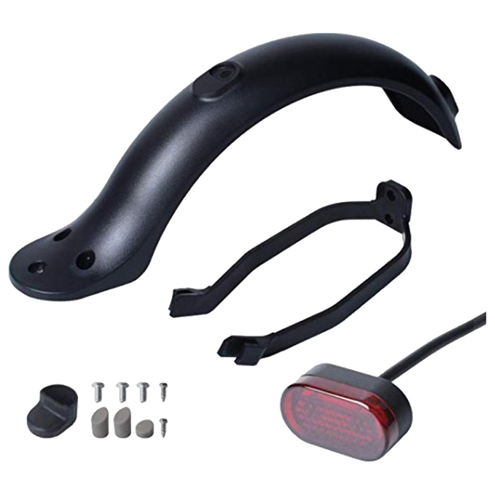 Rear Replacement Set Mudguard Bracket Hook for Electric Scooter Black