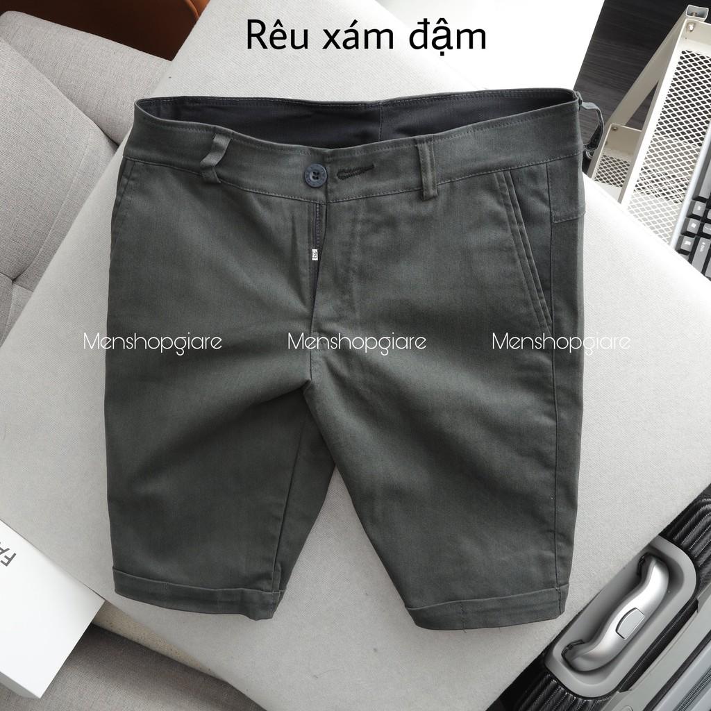 QUẦN SHORT NAM KAKI CO GIÃN