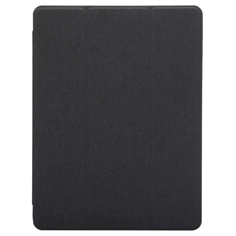 Bao da bọc vải dành cho iPad Gen 7 Gen 8 Gen 9 lưng dẻo nắp gập có khay bút cảm ứng