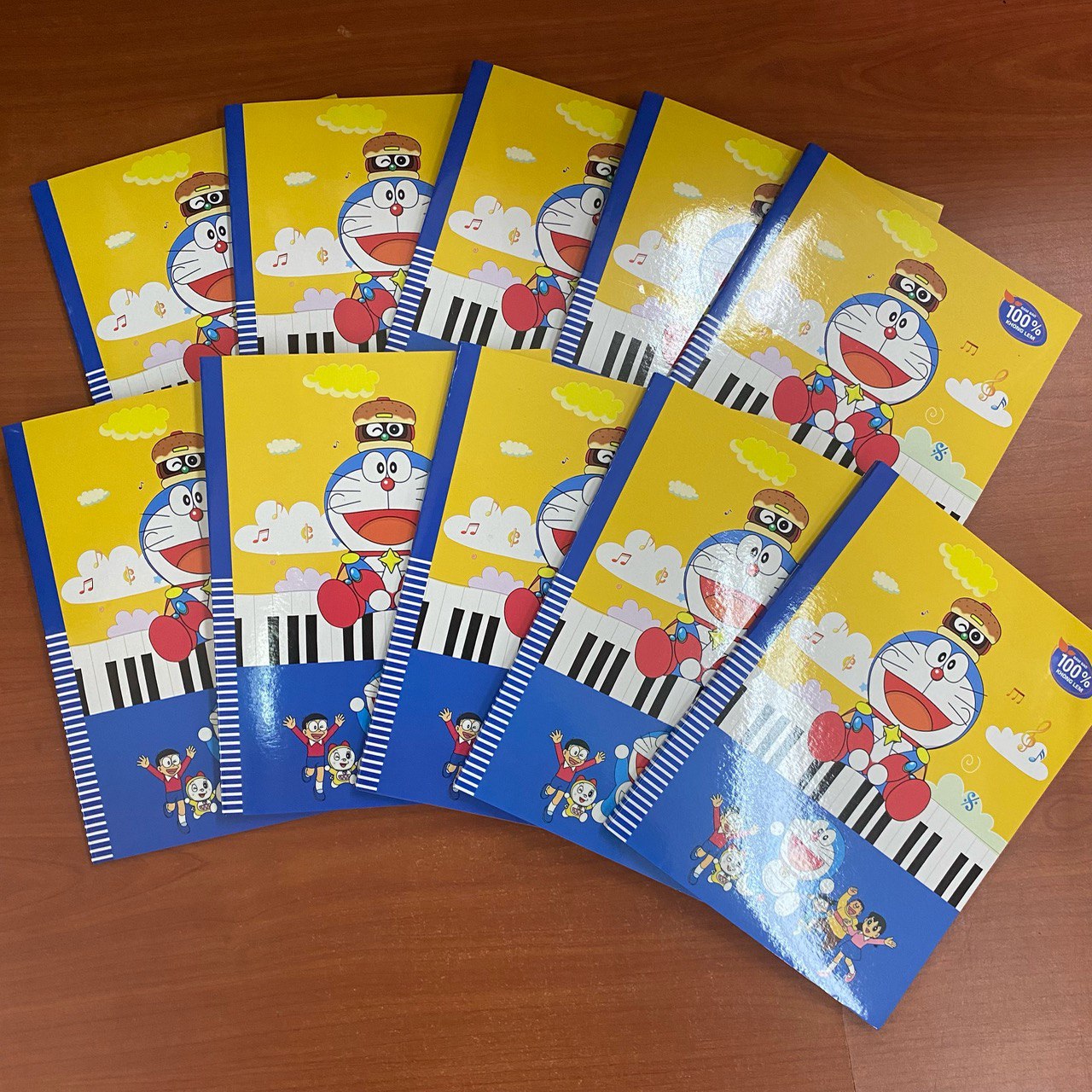 Tập Học Sinh  Vanlangbooks 96 Trang (Định Lượng 100 - 4 Ôly) - Doraemon - Vanlangbooks