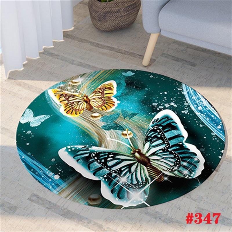 Thảm Tròn 3d Lót Sàn Chống Trượt