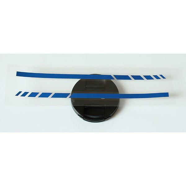 Decal Tem Dải Màu Phản Quang Dán Gương ô Tô