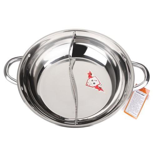 NỒI LẨU INOX 2 NGĂN size 28CM