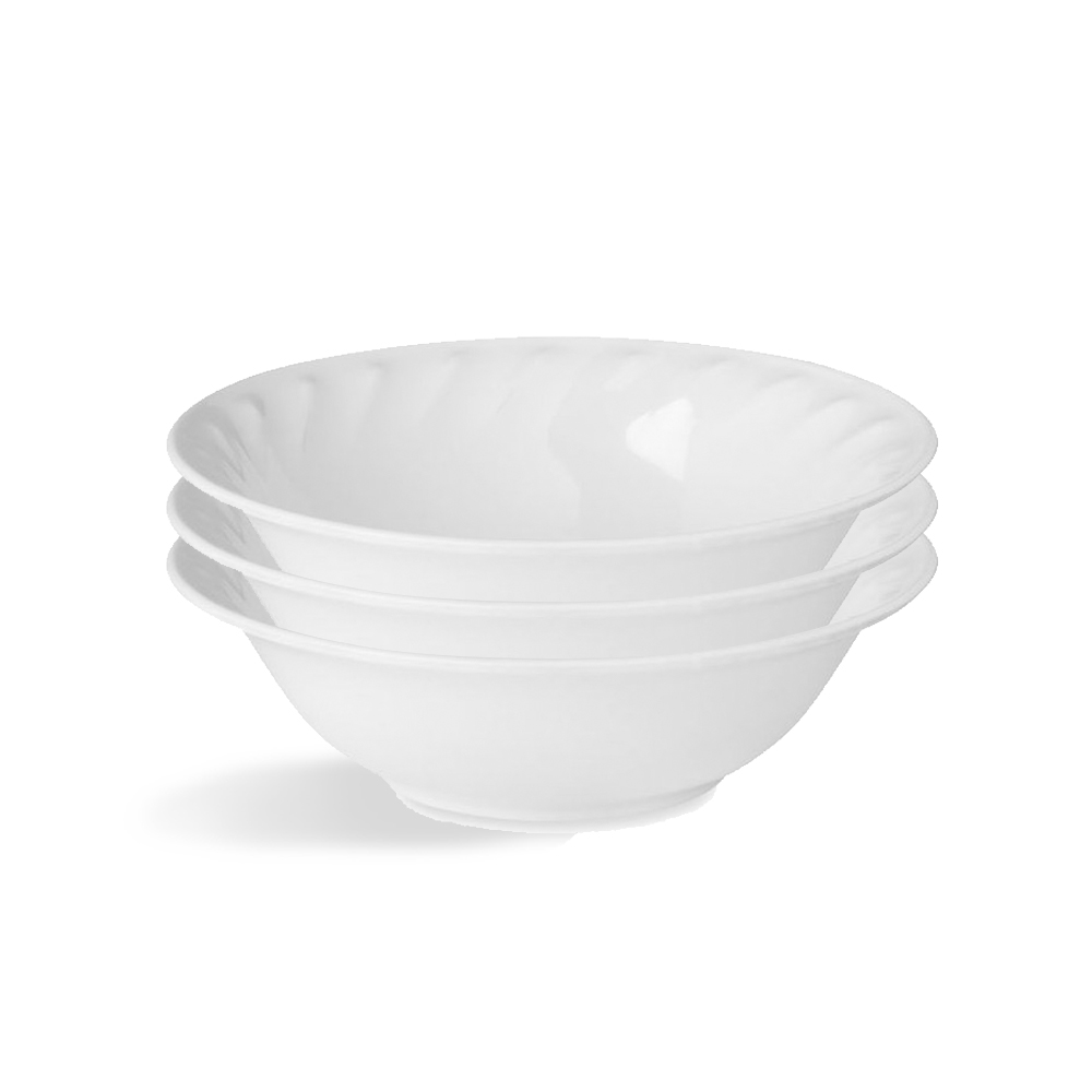 Bộ 3 Tô (Bát) 8 bèo An Toàn Sức Khỏe Nhựa Xanh Melamine AS118 WA3