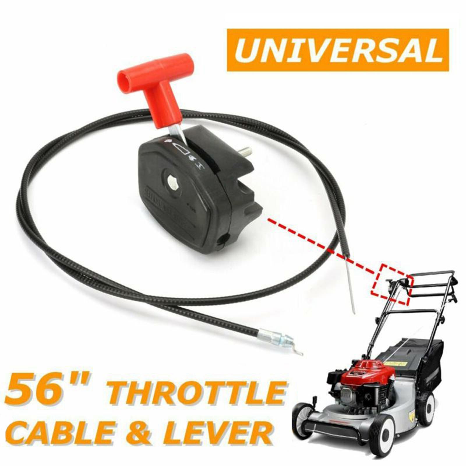 2X 150cm Throttle Cable Control Switch Lever Handle  Garden Tool
