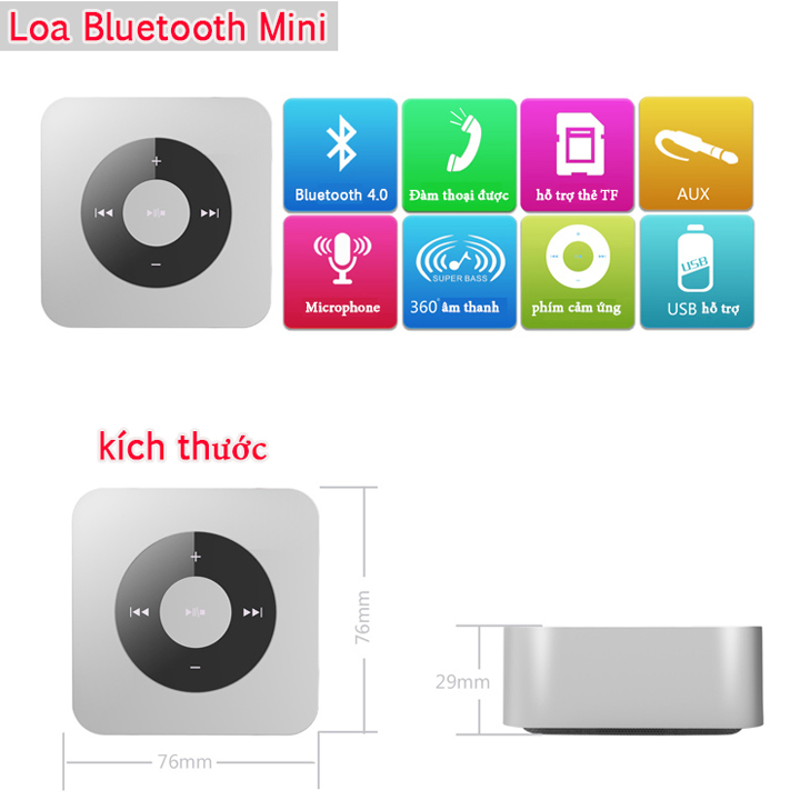 Loa bluetooth motoro M118 mini