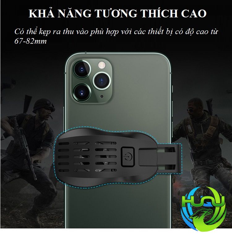 Quạt Tản Nhiệt Game Thủ Huqu Công Suất Lớn ,Làm Mát Bán Dẫn HQ-P20-Hàng Chính Hãng 