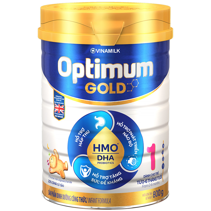 Sữa bột Vinamilk Optimum Gold 1 800g