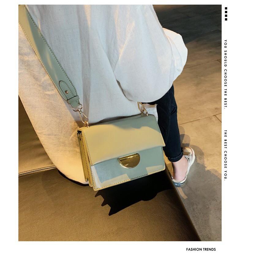 TÚI ĐEO CHÉO MINI ULZZANG THỜI TRANG NỮ CAO CẤP KHÓA TRÒN PHỤ KIỆN THỜI TRANG