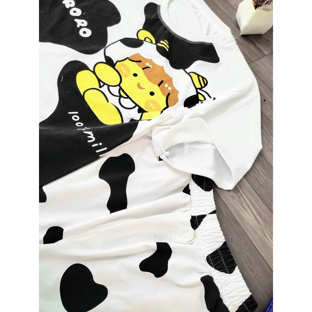 Set bộ mặc cute BÒ SỮA