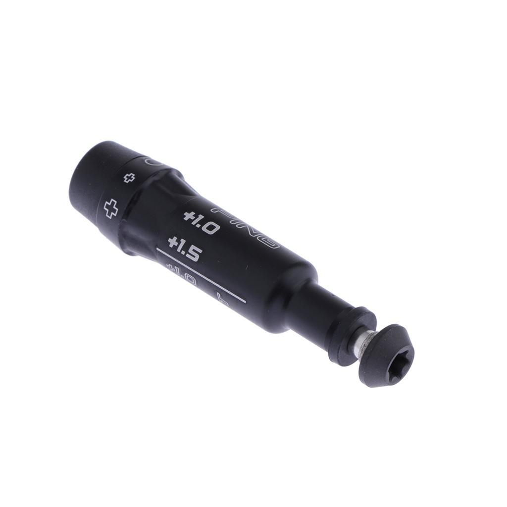 2-6pack Golf Shaft Adapter Tube Golf Putter Connector for G410 Driver FW Black