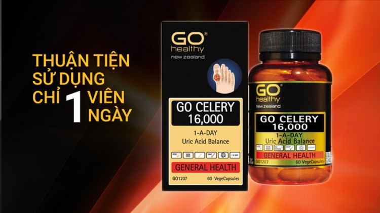 Viên gút GO Celery 16000 New Zealand