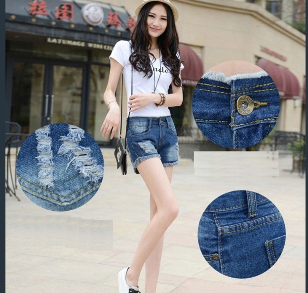 quấn short jean nữ kiểu mới dễ thương cực đẹp